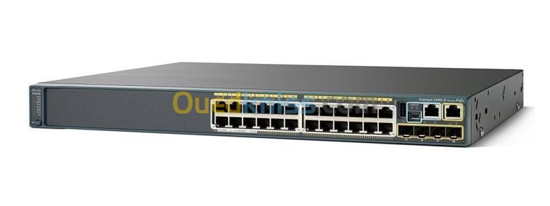 SWITCH CISCO WS-C2960S-24TS-L 24P giga et 4 sfp