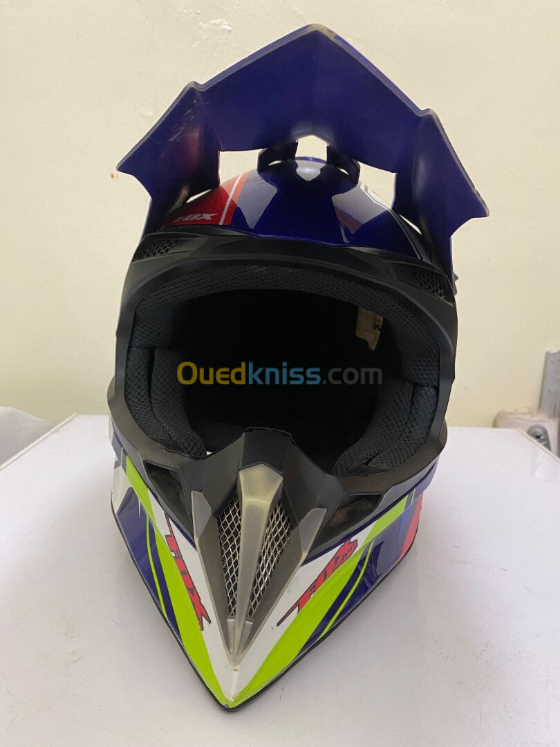 Casque cross fox