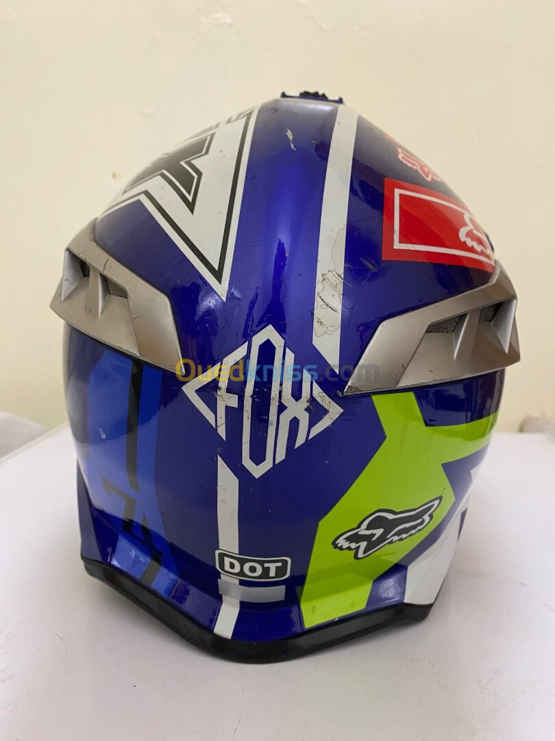 Casque cross fox