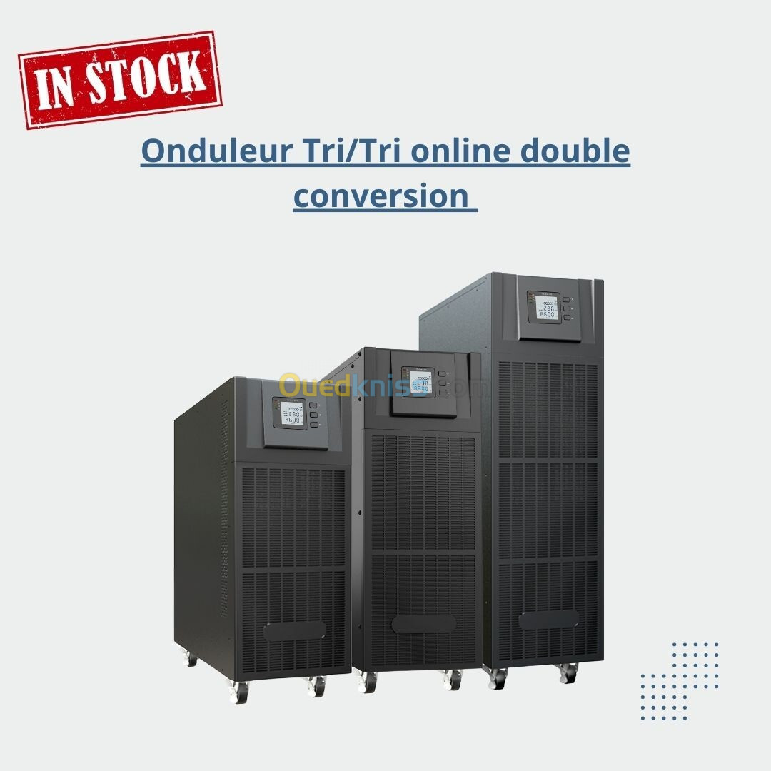 Onduleur triphasé online double conversion (UPS YDC33) (10, 15, 20, 40 kVA)