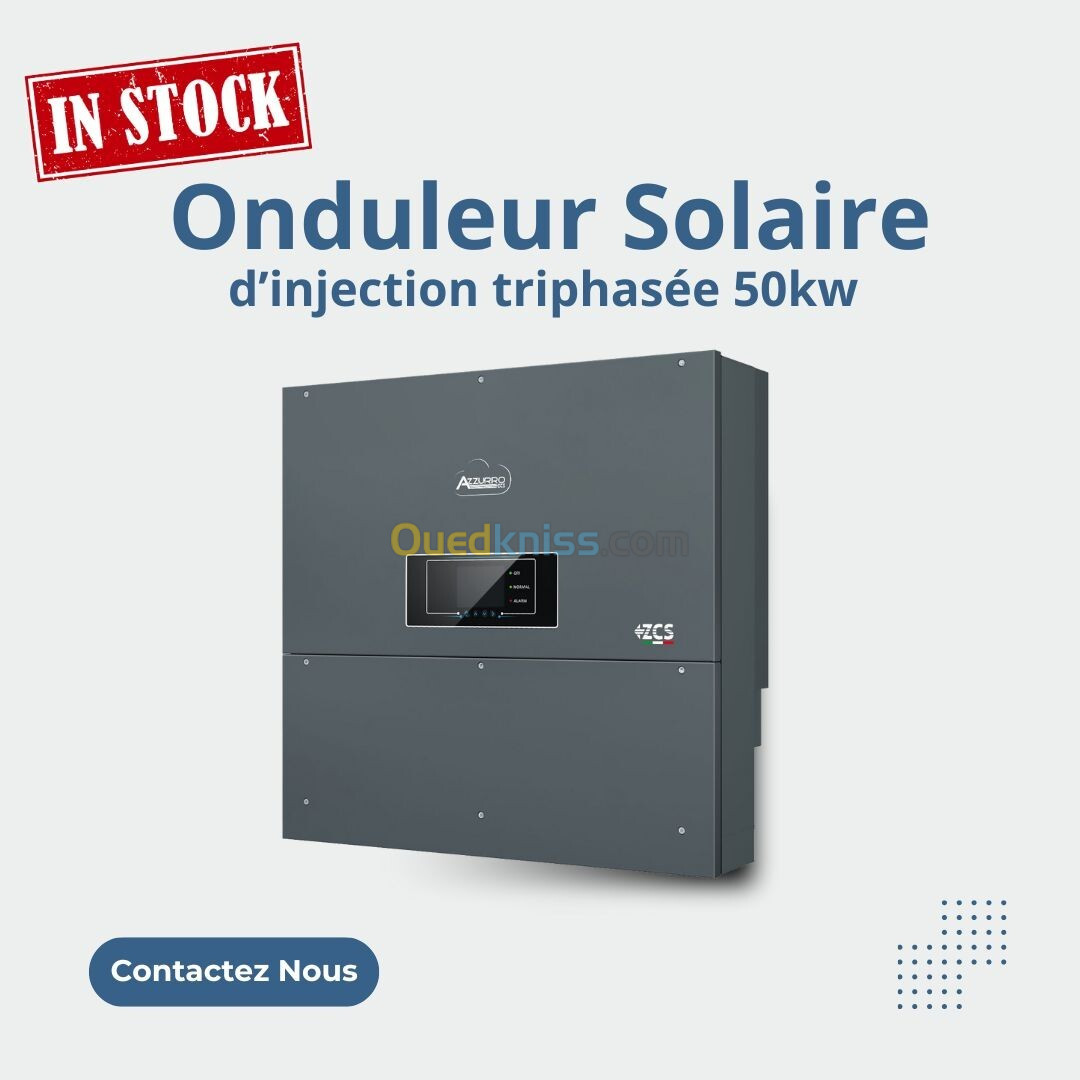 Onduleur solaire d'injection triphasé 50kw 