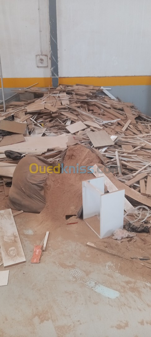 Déchets bois mdf