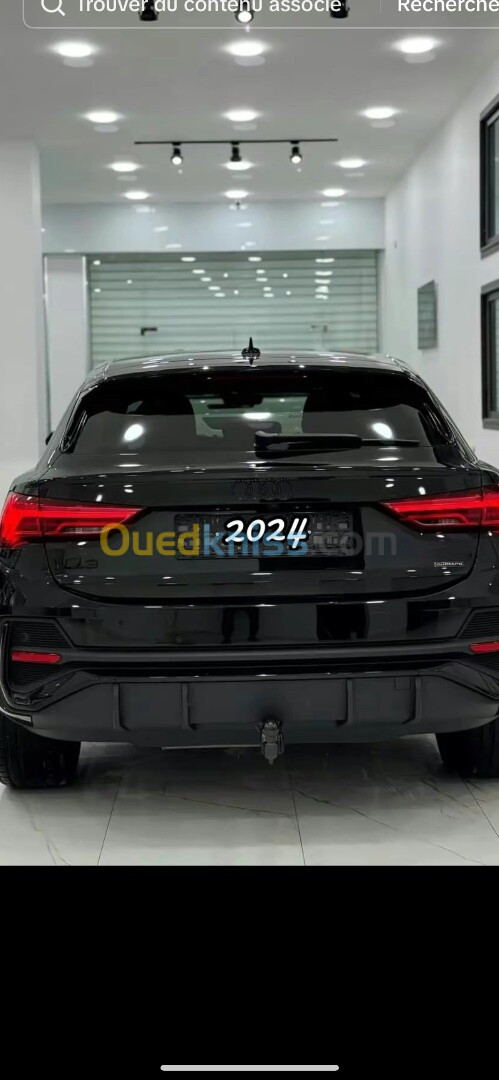 Audi Q3 2024 Sline black black full options affaire