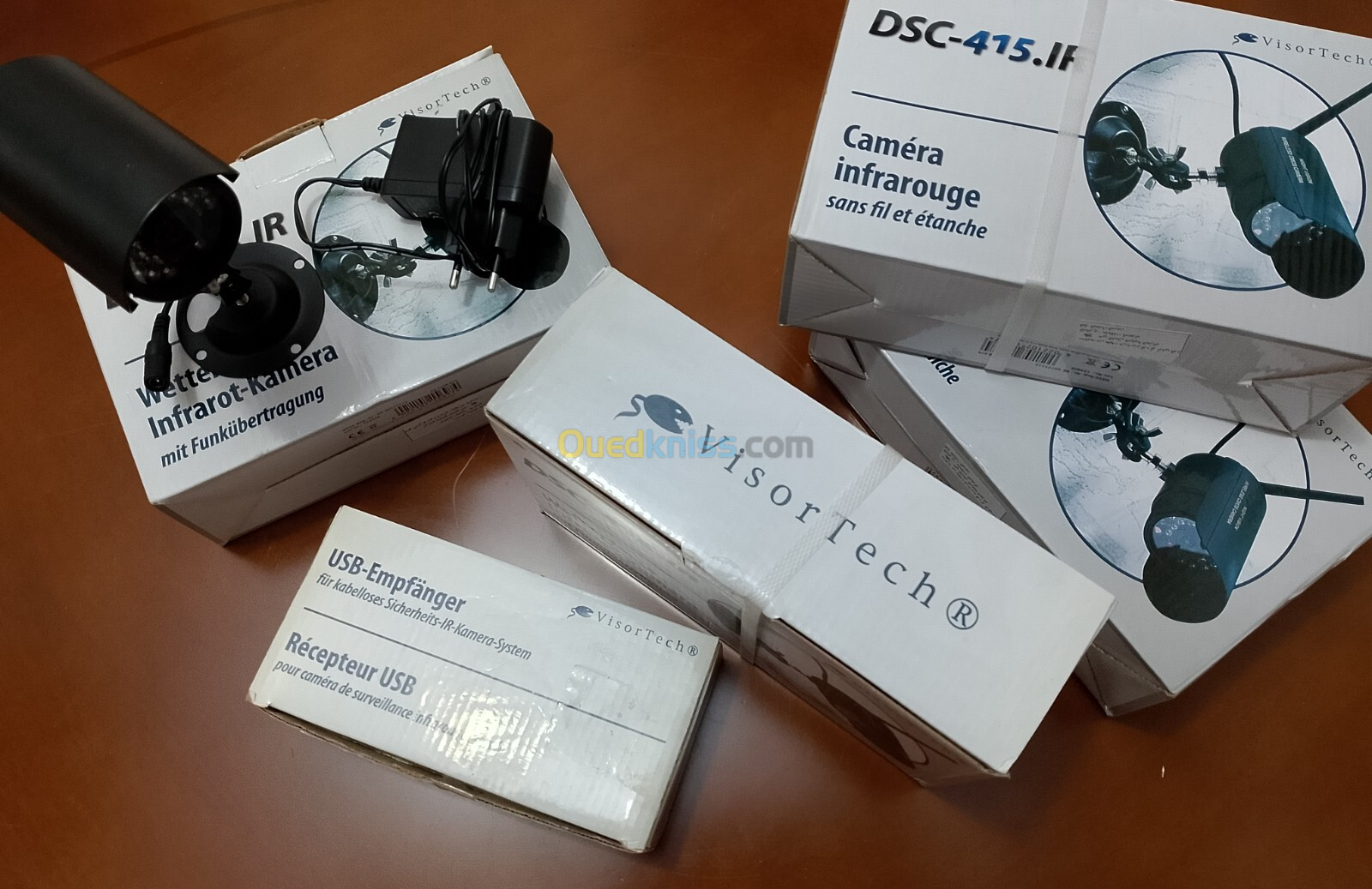 Kit de surveillance VisorTech 4 caméras sans fil (NEUVES)