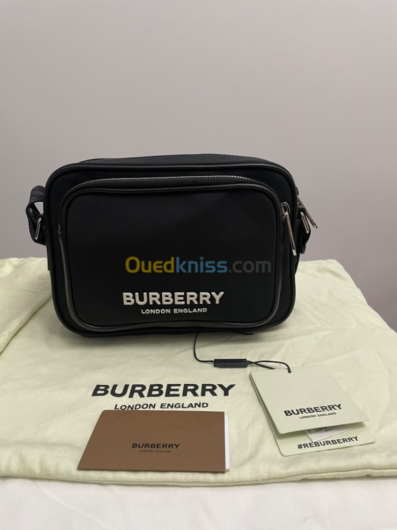 Burberry logo-print shoulder bag