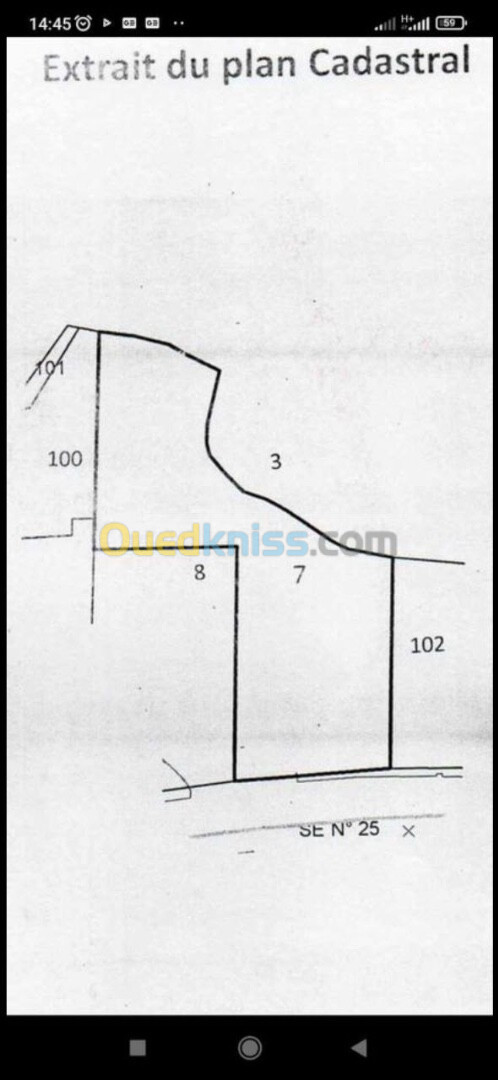 Vente Terrain Médéa Medea