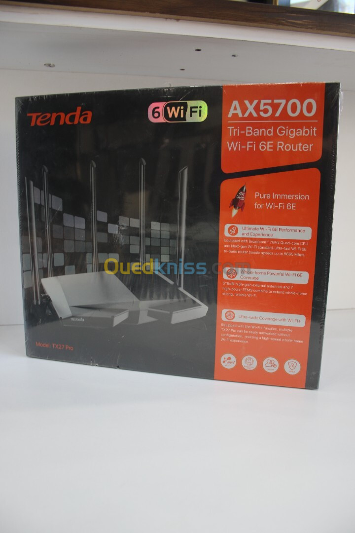 TENDA ROUTER TRI-BAND GIGABIT WIFI 6 