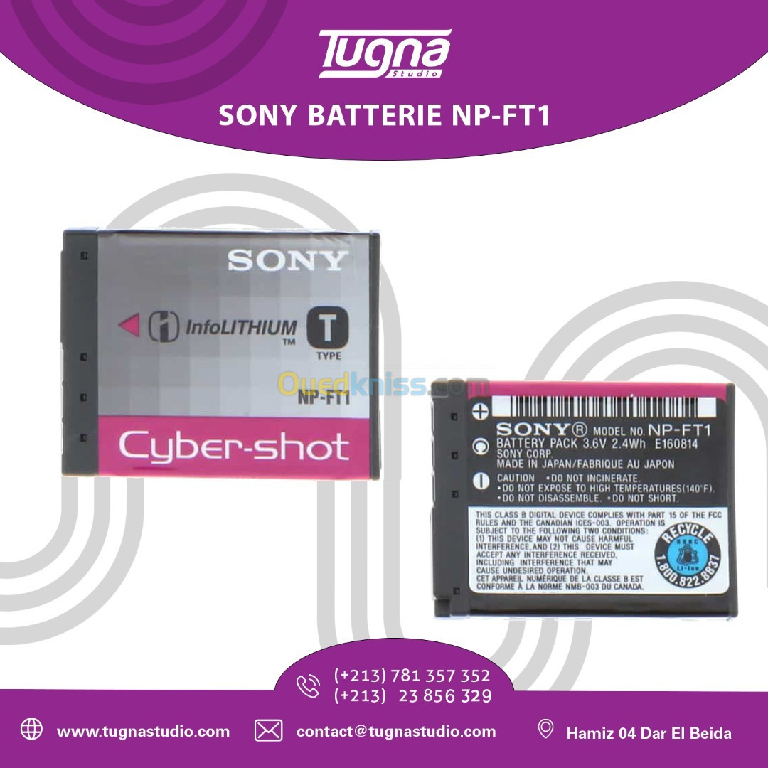 SONY BATTERIE NP-FT1