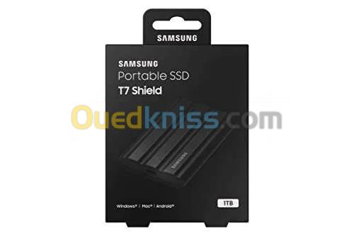 DISQUE DUR EXTERNE SAMSUNG T7 SHIELD 1TB SSD