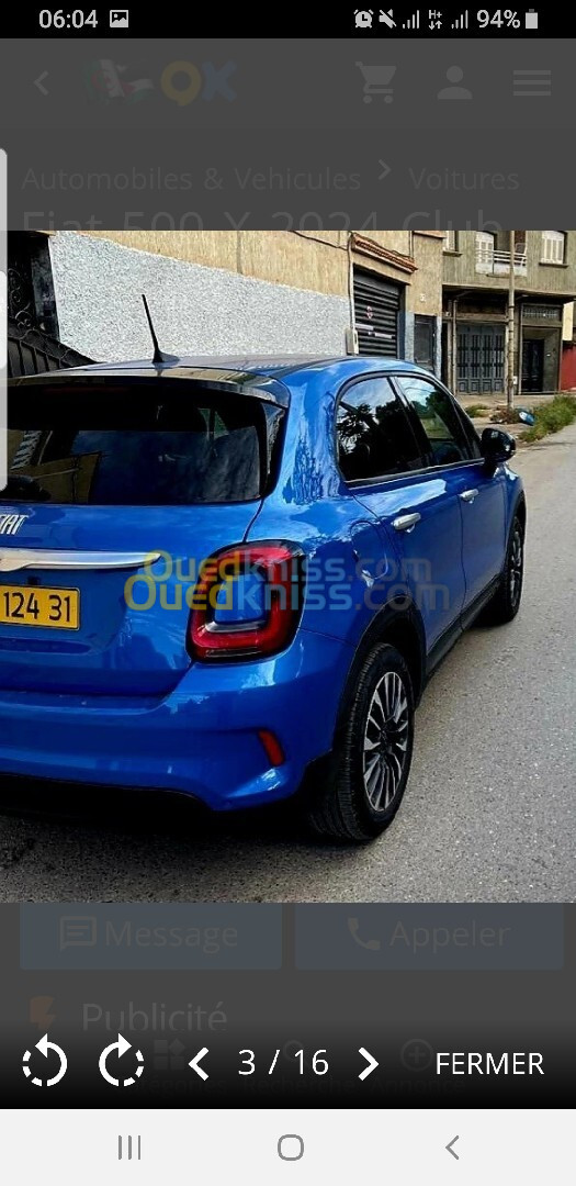 Fiat 500x 2024 Club