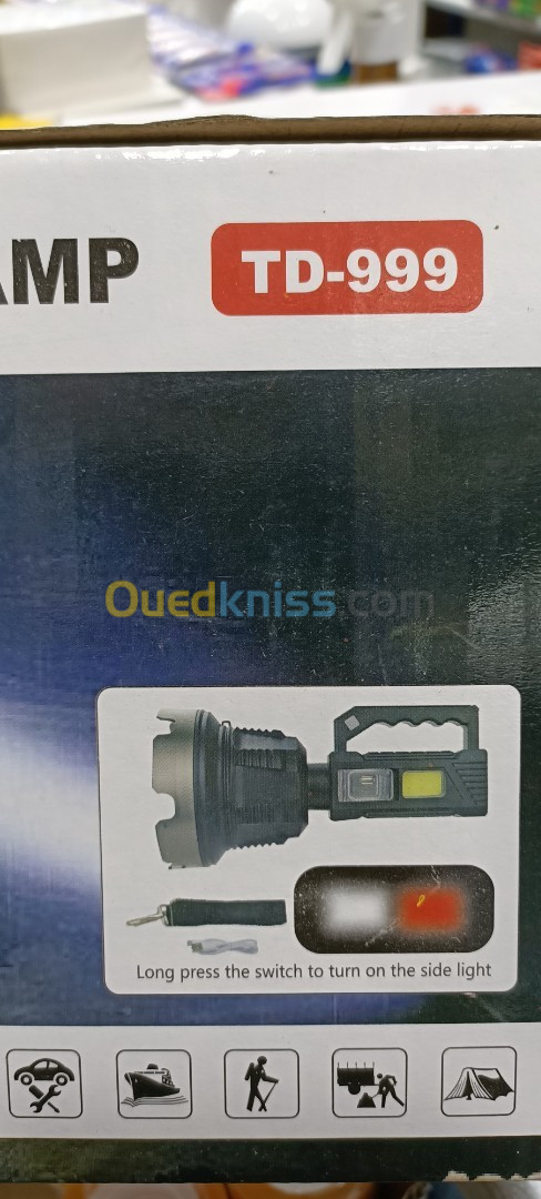 Torche LED USB Charging Hand Lamp Rf: TD-999