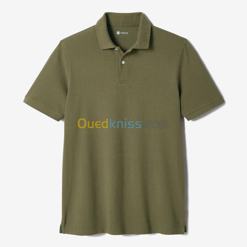 INESIS Polo de golf manches courtes Homme - MW500 kaki