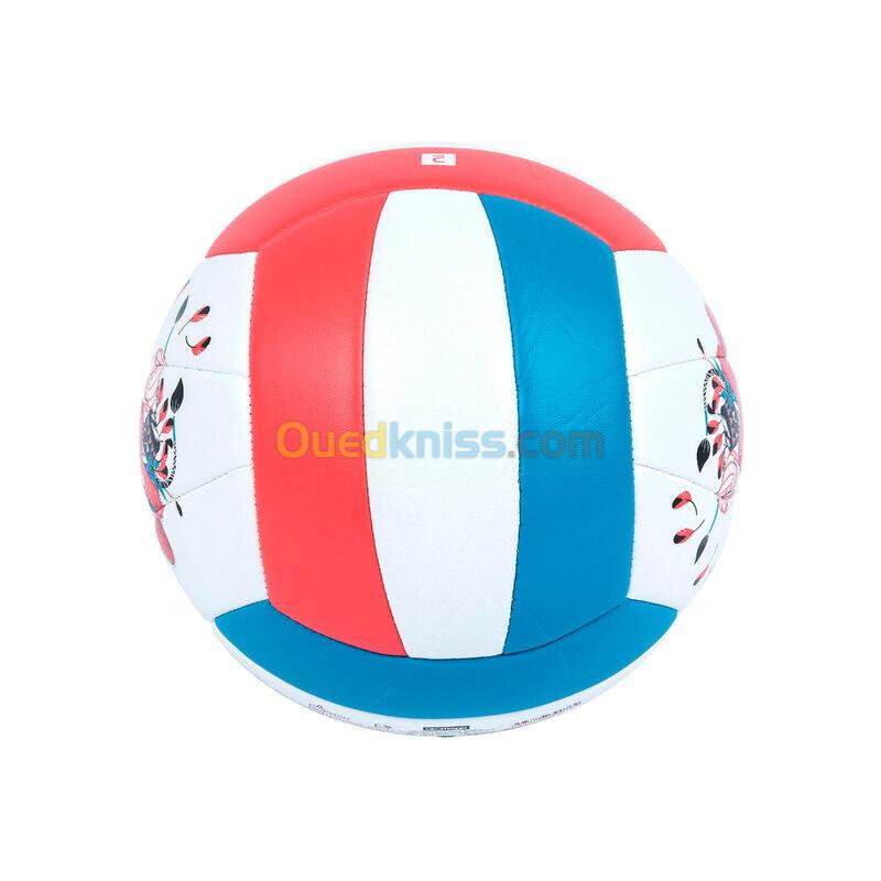 KIPSTA Ballon de Beach volley 100 Classic cousu Taille 3 Junior Rose Indienne