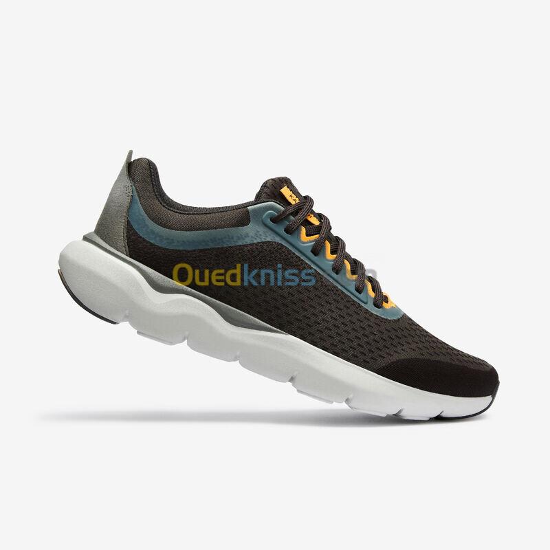 KALENJI Chaussures de Running Homme Jogflow 500.1 Gris Foncé Et Jaune