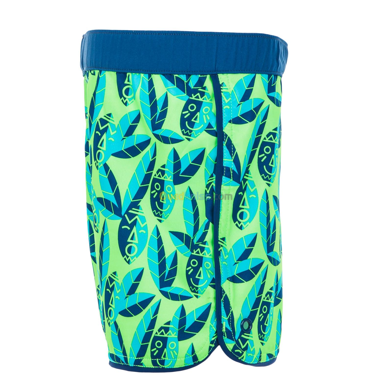 NABAIJI Short de bain bébé / enfant vert imprimé