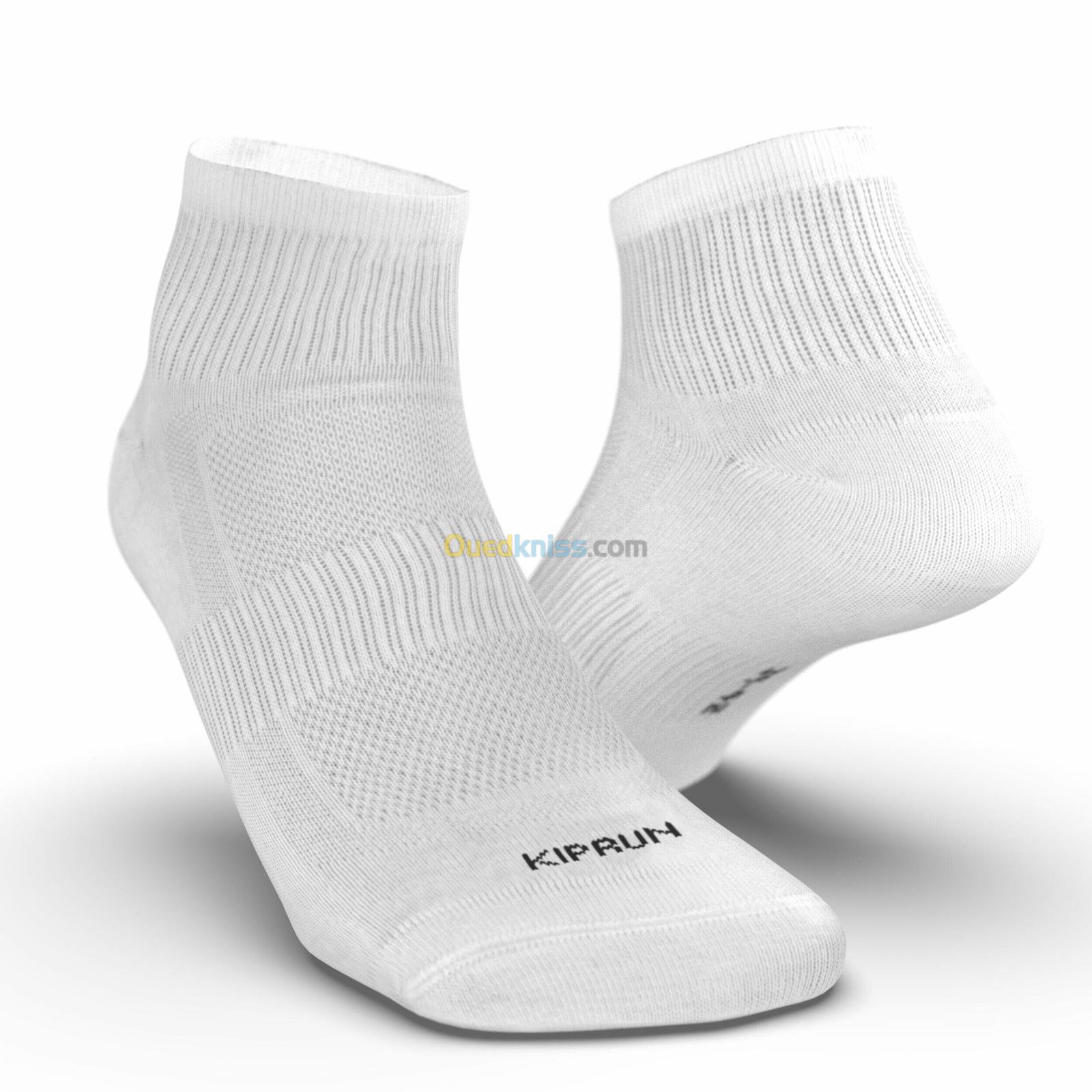 KIPRUN CHAUSSETTES DE RUNNING RUN100 NOIRE x3.