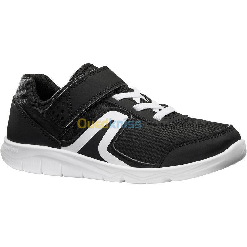 DECATHLON Chaussure enfant à scratch noire PW 100