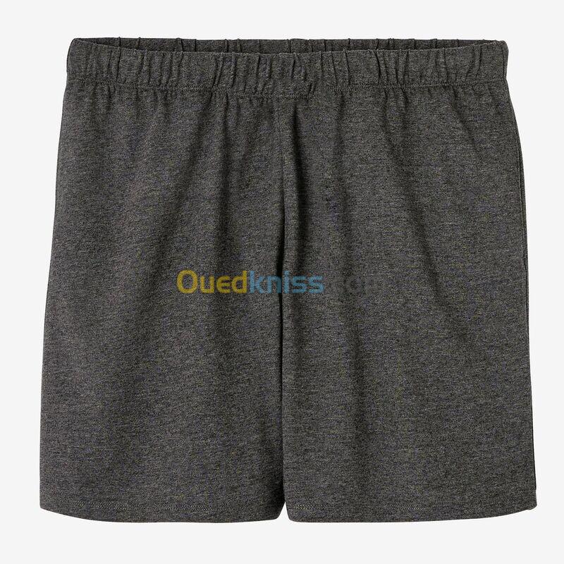 DOMYOS Short court Fitness Homme - 100 gris foncé