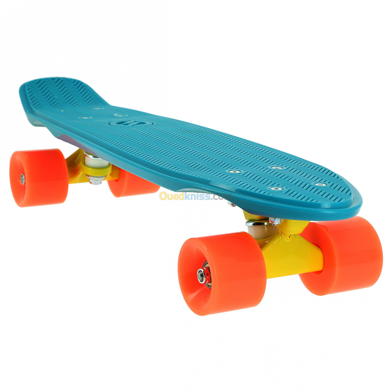 OXELO CRUISER SKATEBOARD YAMBA 100 BLEU CORAIL