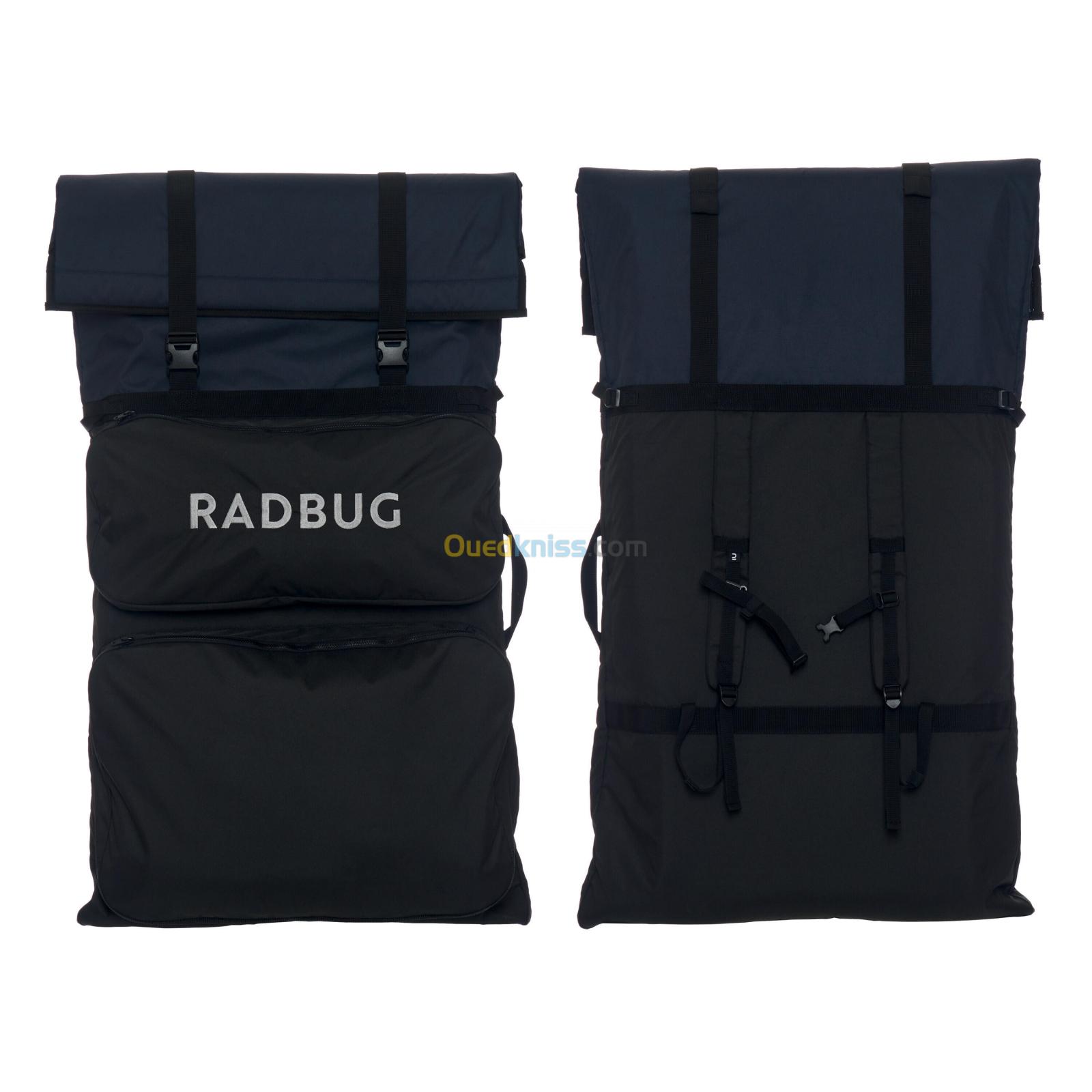 RADBUG Housse double Bodyboard 500 QUIVER noir bleu