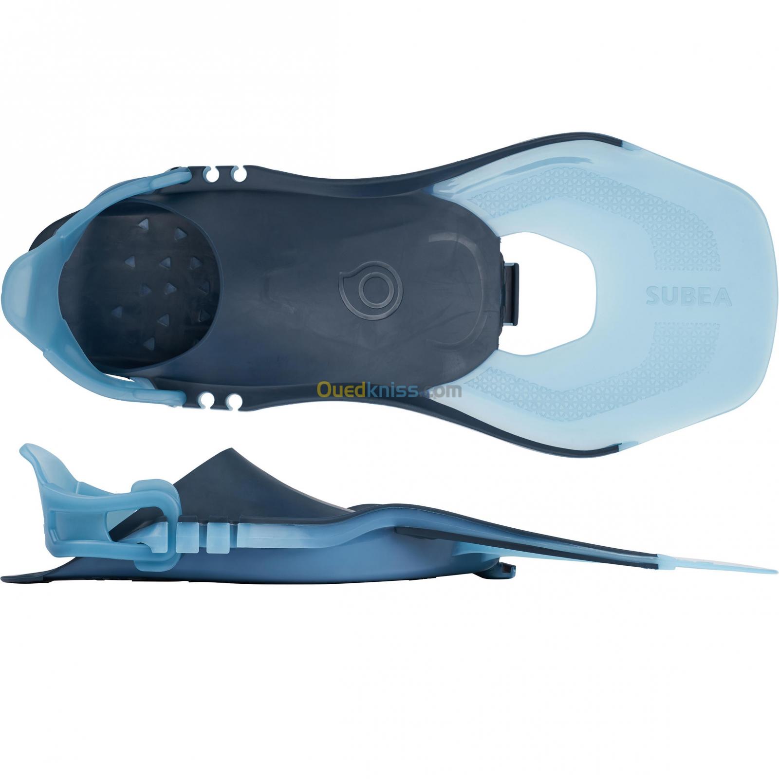 SUBEA Palmes de snorkeling SUBEA SNK 100 réglable adulte Turquoise