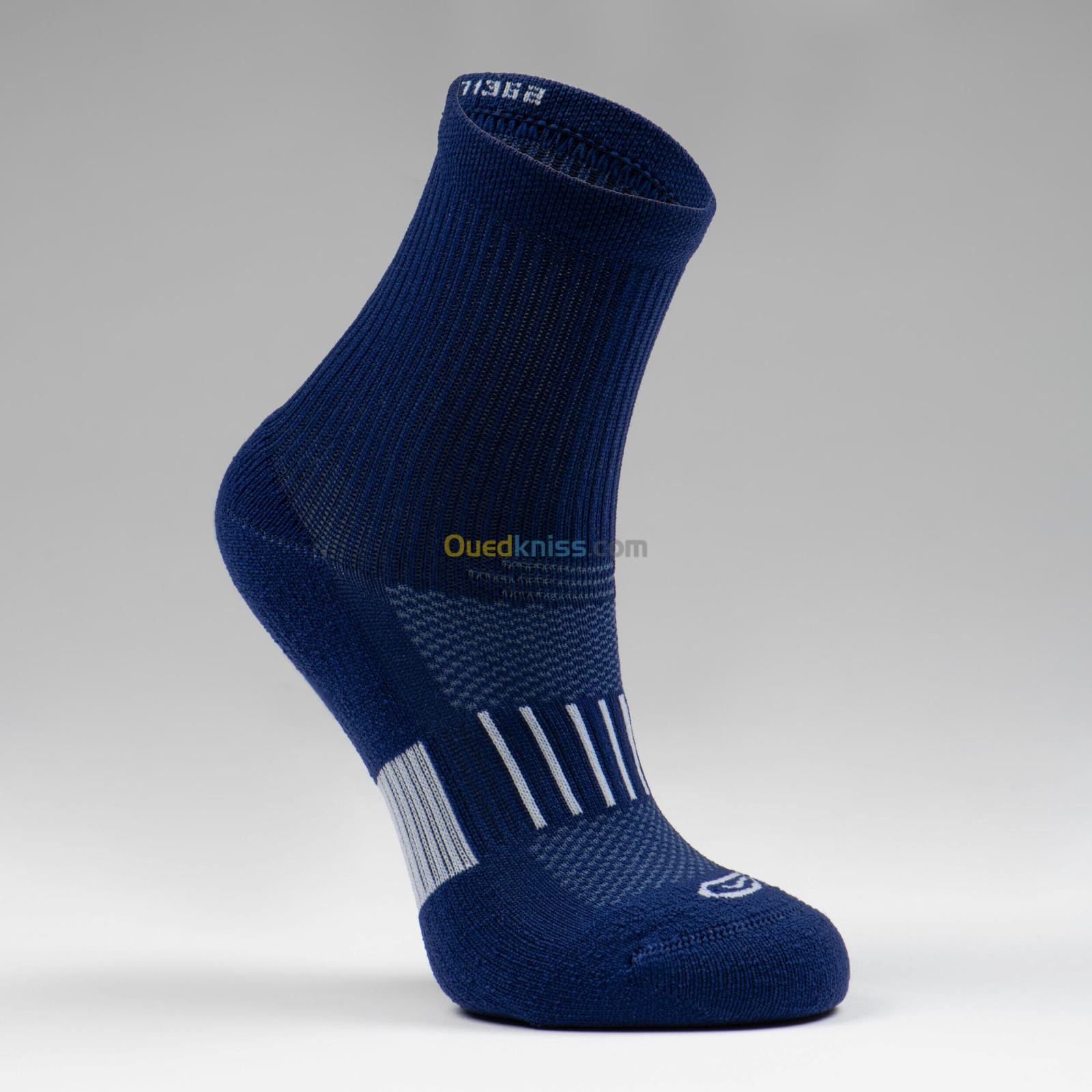 KIPRUN Lot X2 de chaussettes running Enfant -KIPRUN 500 MID  bleue marine