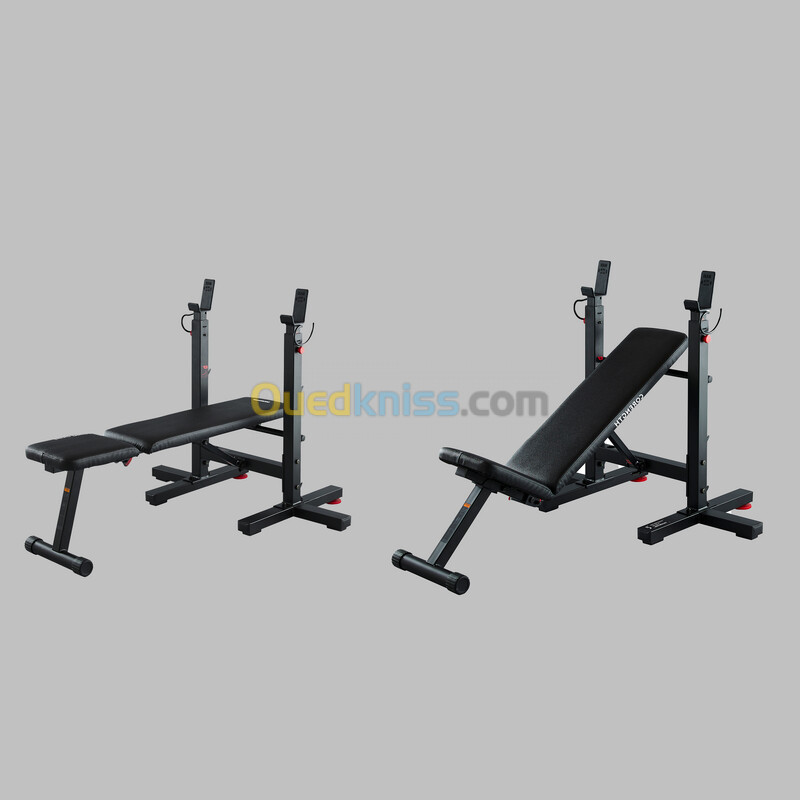 CORENGTH Banc de musculation avec chandelles pliables, inclinable - bench press fold