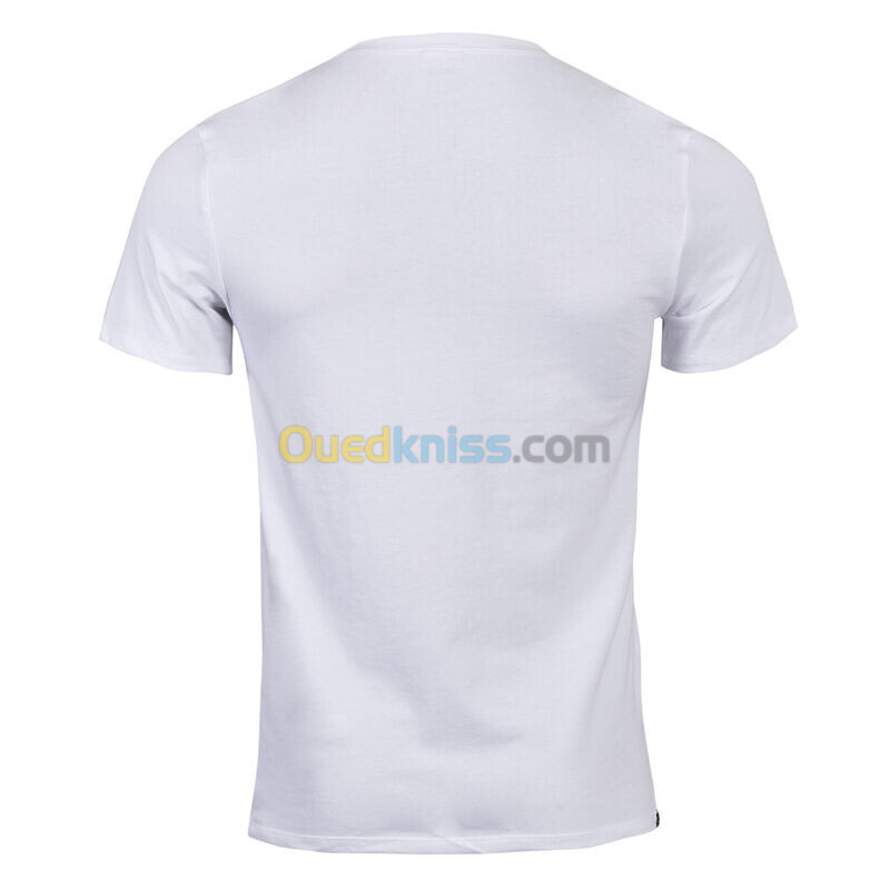 DOMYOS T-shirt slim en coton Homme - Blanc