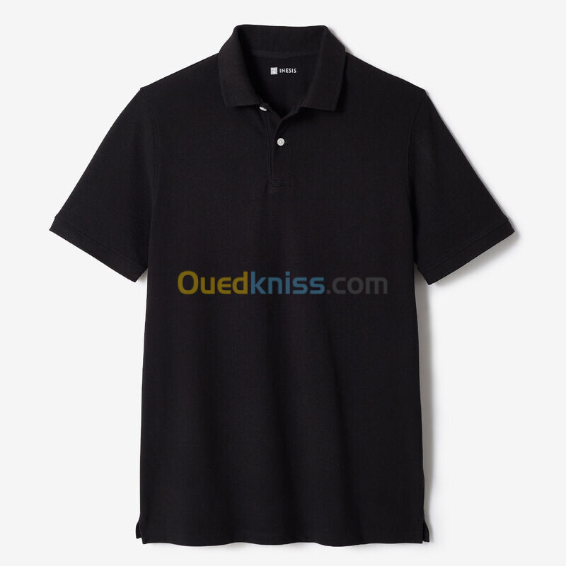 INESIS Polo de golf manches courtes Homme - MW500 noir