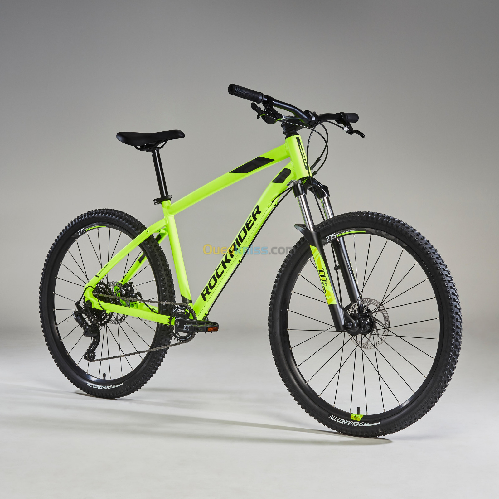 ROCKRIDER VÉLO VTT ST 530 MDB NOIR JAUNE 27,5"