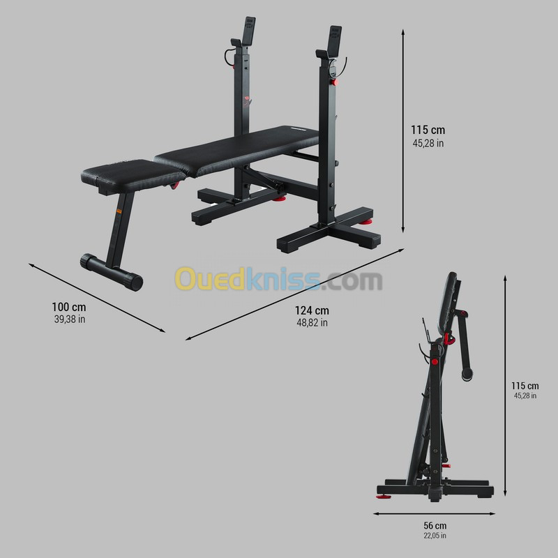 Banc de musculation inclinable - Bench