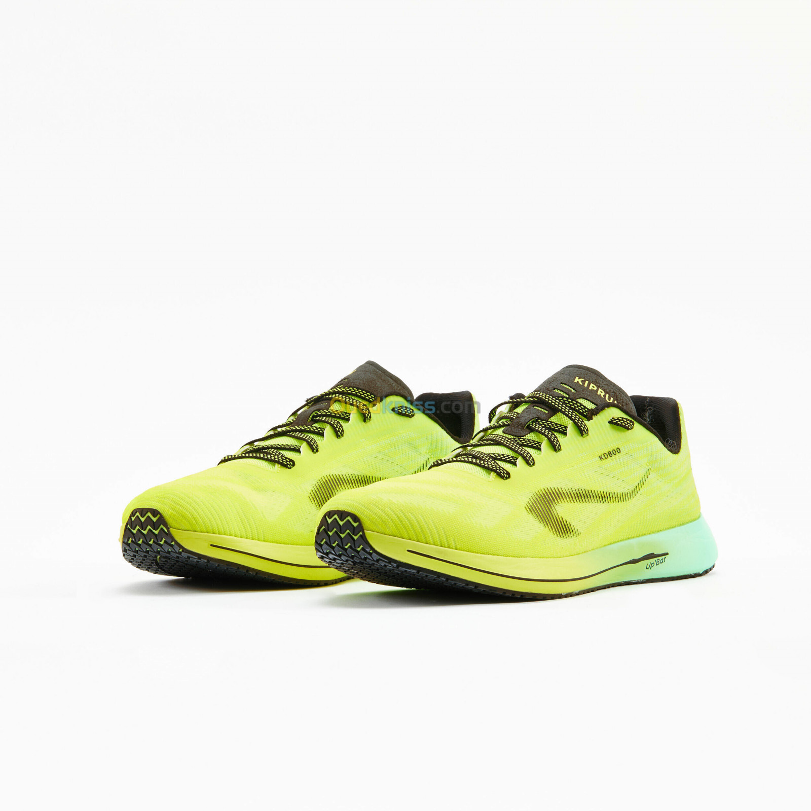 KIPRUN Chaussures running Homme - KIPRUN KD800 vert jaune