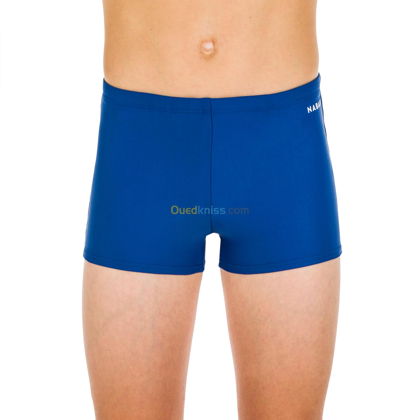 NABAIJI Maillot De Bain Natation Garçon - Boxer 100 Basic - Bleu