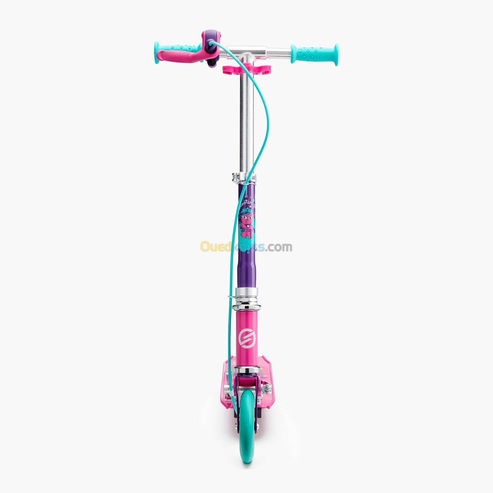 OXELO Trottinette enfant play 5 avec frein - Violette