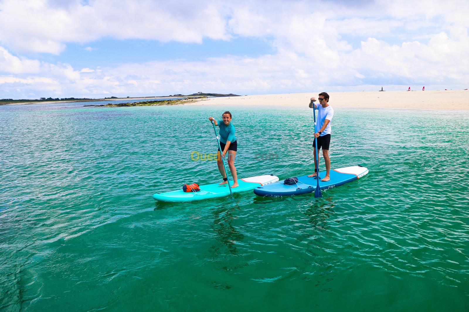 ITIWIT Pagaie stand up paddle démontable et réglable en 3 parties (170-220cm orange)