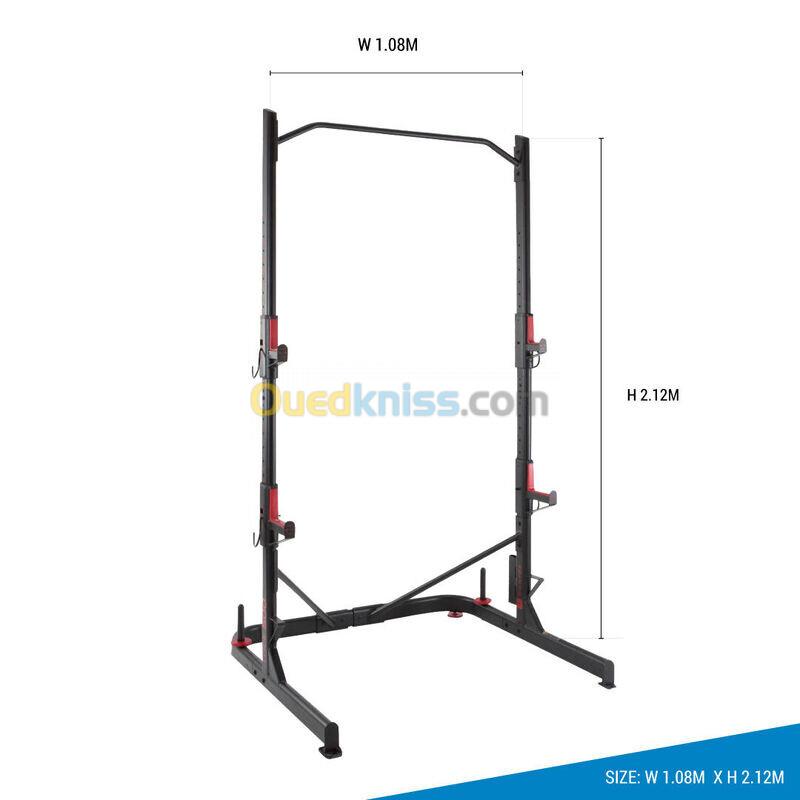 DOMYOS Rack de musculation squat traction