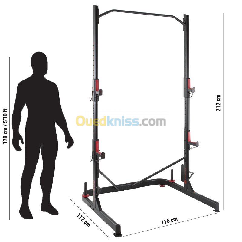 DOMYOS Rack de musculation squat traction