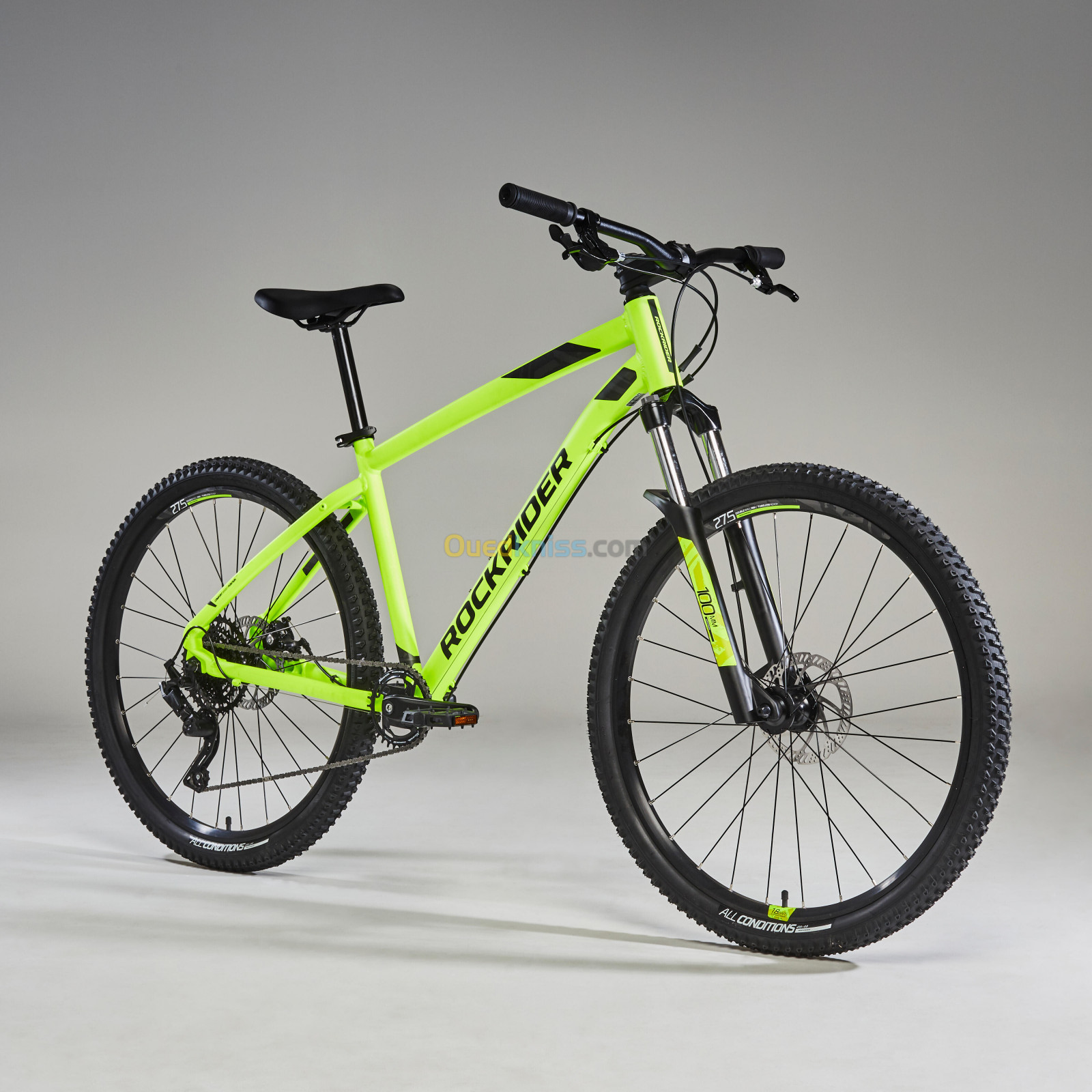 ROCKRIDER VÉLO VTT ST 530 MDB JAUNE 27,5"