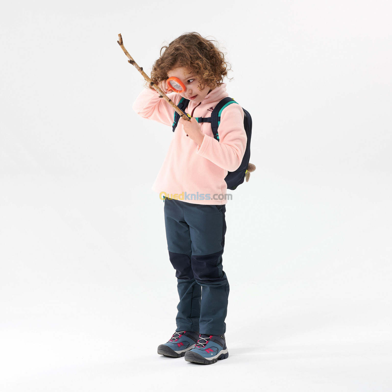 QUECHUA Polaire de randonnée - MH100 rose - enfant 2-6 ans