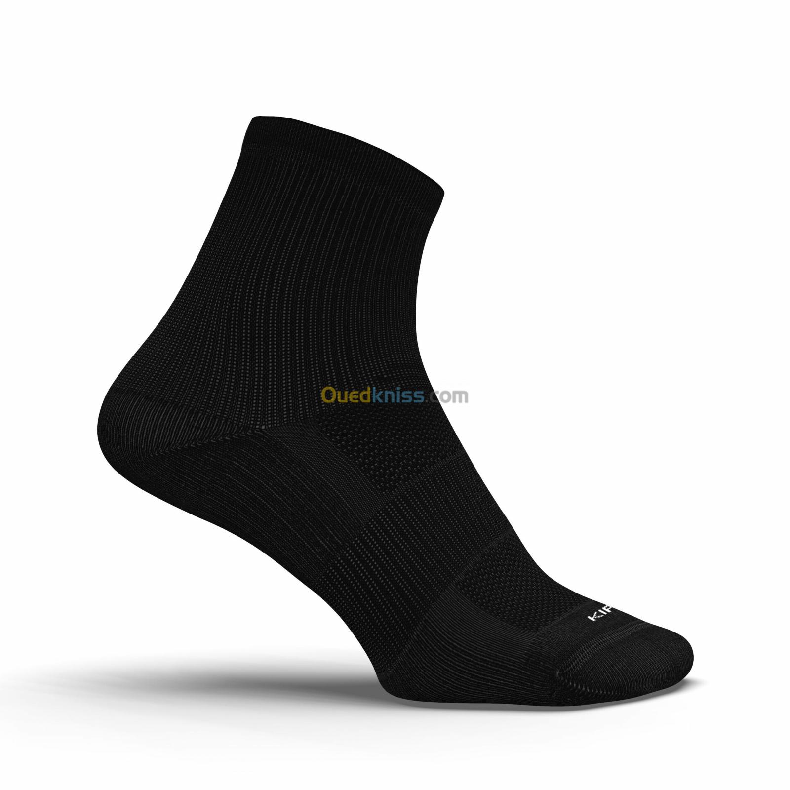 KIPRUN CHAUSSETTES DE RUNNING RUN500 MI-HAUTEURS X2 BLANCHES