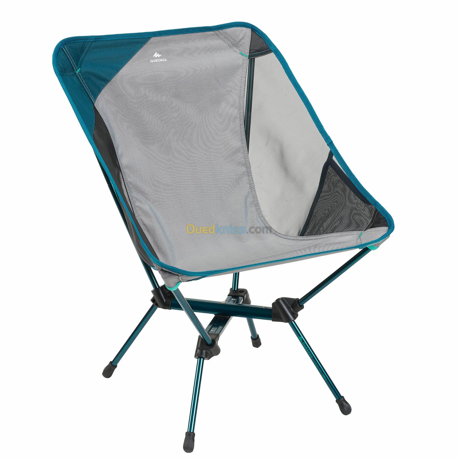 QUECHUA CHAISE BASSE PLIANTE DE CAMPING MH500 GRIS