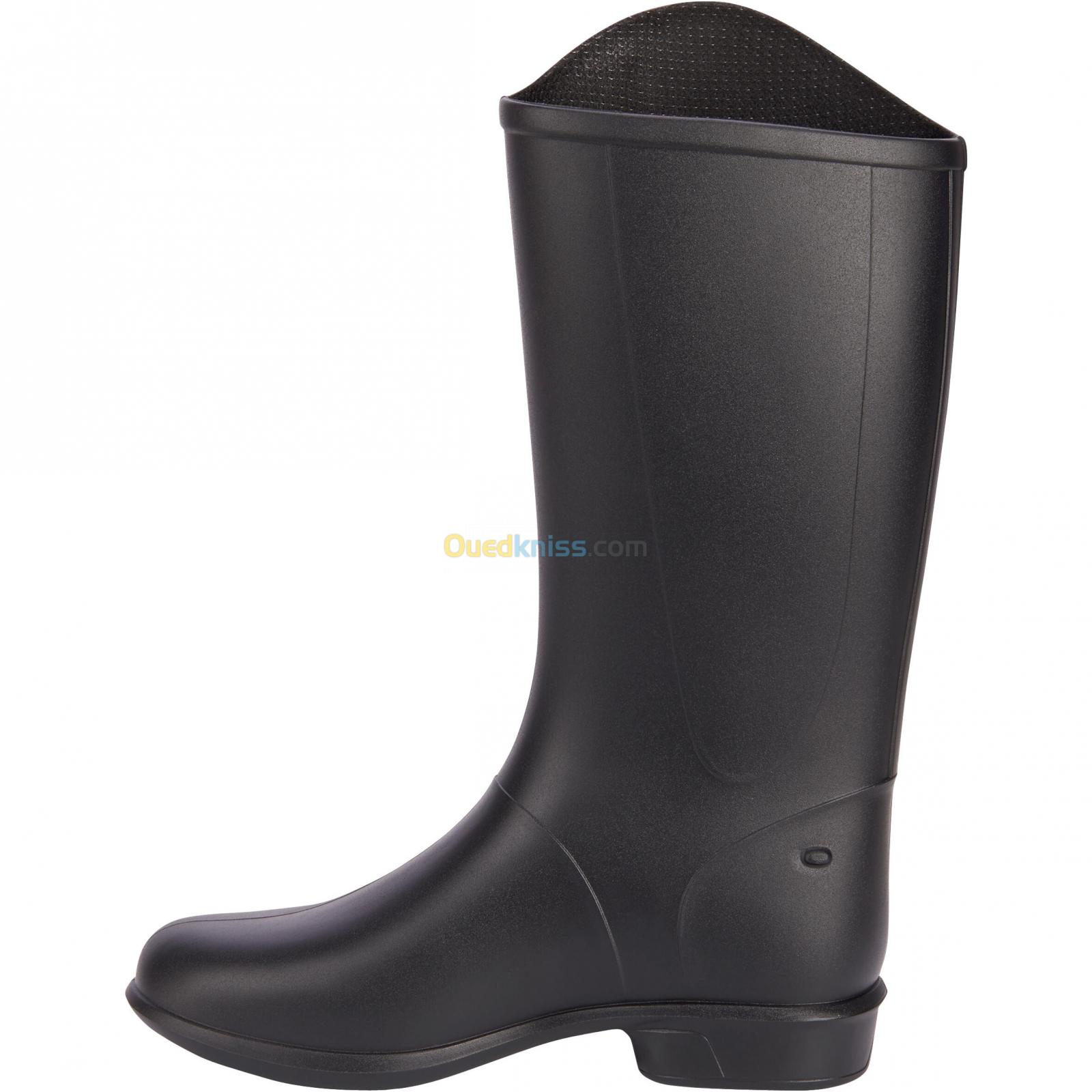 FOUGANZA Bottes équitation Enfant - 100 noires