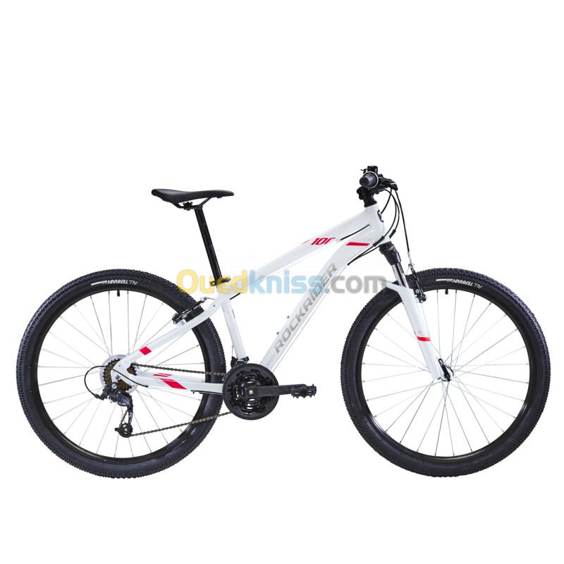 ROCKRIDER VÉLO VTT ST 100 FEMME BLANC ROSE 27,5"