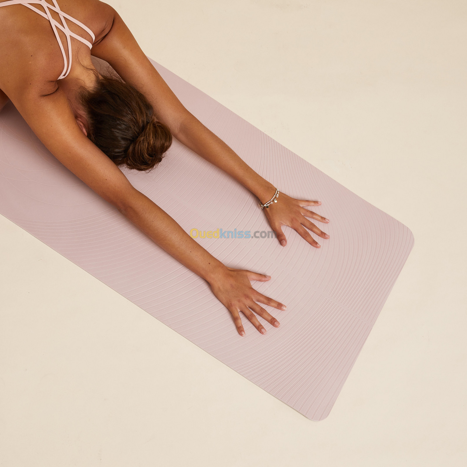 KIMJALY TAPIS DE YOGA LIGHT 185CM X 61CM X 5MM BLEU