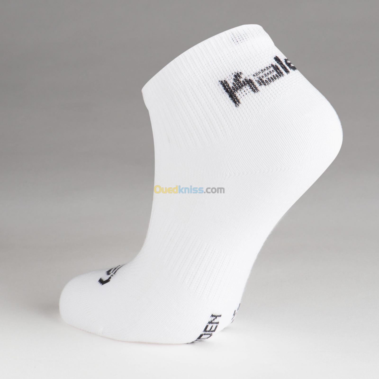 KIPRUN Lot de 3 chaussettes enfant dathlétisme blanches tige basse