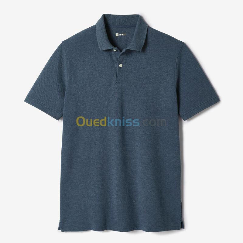 INESIS Polo de golf en coton manches courtes Homme - MW500 bleu