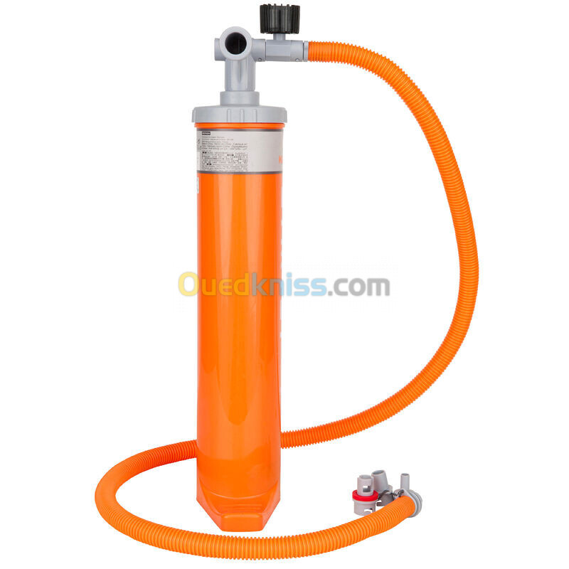 ITIWIT POMPE A MAIN BASSE PRESSION 1-8 PSI DOUBLE ACTION POUR KAYAK 2 X 2,6L ORANGE