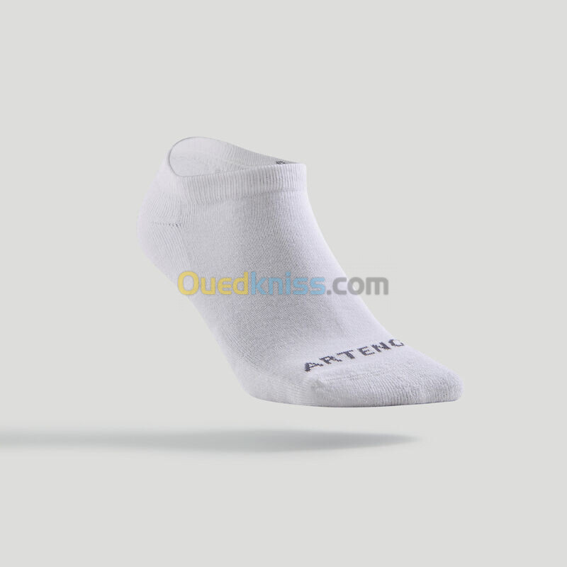 ARTENGO CHAUSSETTES DE TENNIS BASSES RS 100 BLANCHE LOT DE 3