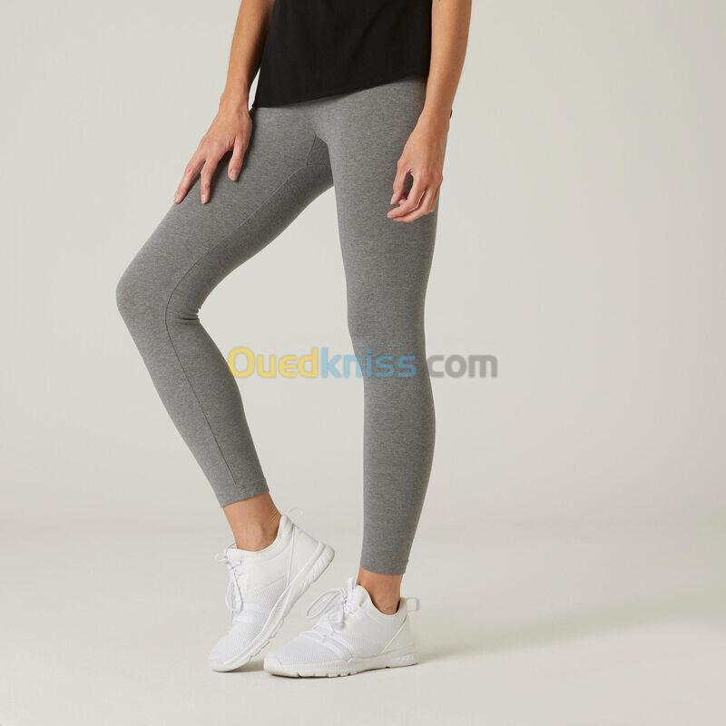 DOMYOS Legging 7/8 Fitness Femme - Fit+ gris