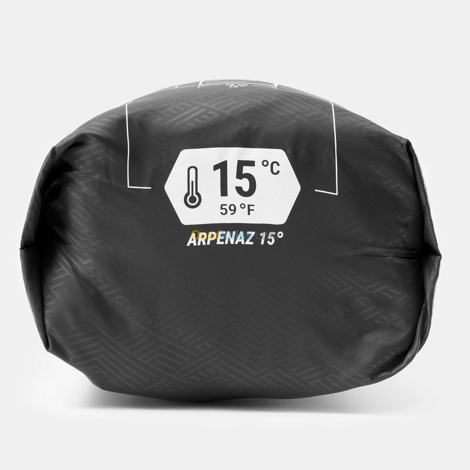 QUECHUA SAC DE COUCHAGE POUR LE CAMPING - ARPENAZ 15°